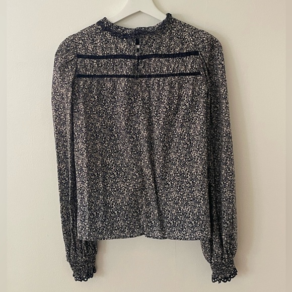 & OTHER STORIES Long Sleeve Floral Blouse - 0 - Picture 4 of 6